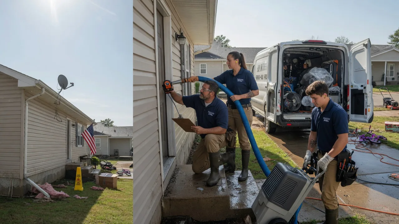 Ceiling Water Damage Restoration in Drennen, WV near me